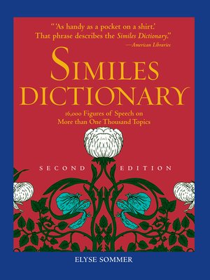 cover image of Similes Dictionary